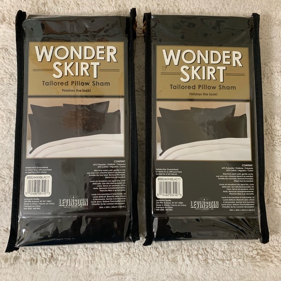 Wonder Skirt tailored Euro pillow shams - Picture 2 of 3